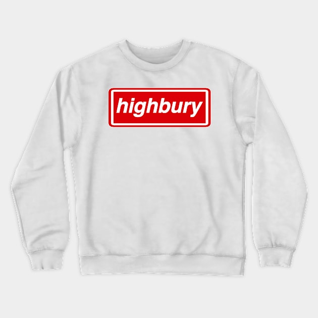 Highbury Crewneck Sweatshirt by Confusion101